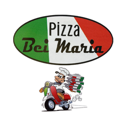 Pizza bei Maria logo.